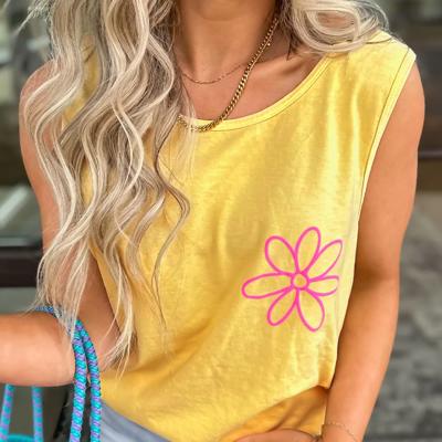 Floral Graphic Sleeveless Tank | S-XL