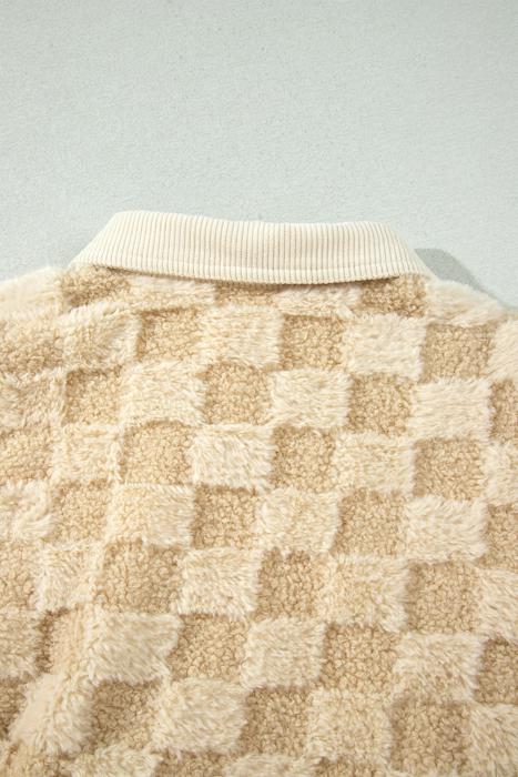 Cozy Checkered Corduroy Shacket | S-XL