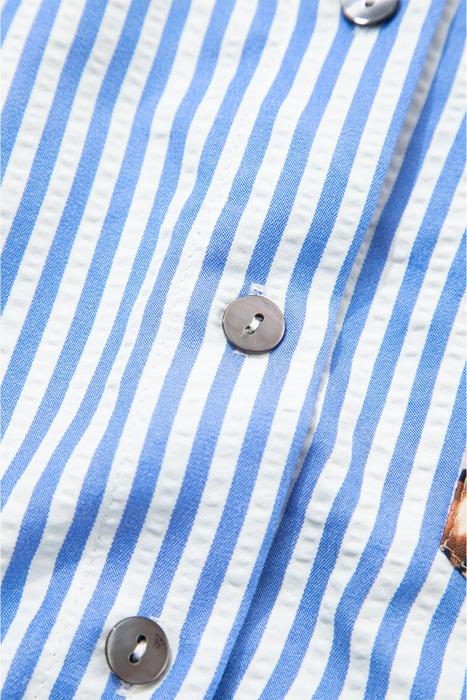 Safari Chic Patchwork Button Shirt | S-XL