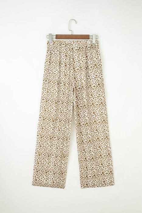 Trendy Leopard Elastic Waistband Loose Pants | S-XL