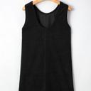  Corduroy Patched Pocket Mini Dress | S-XL