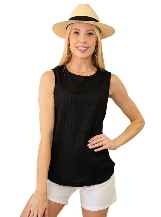 Essential Waffle Tank Top | S-XXL