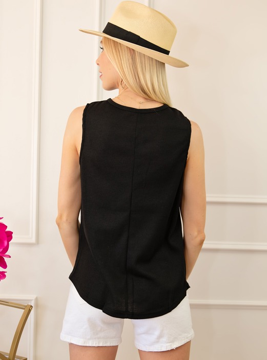 Essential Waffle Tank Top | S-XXL