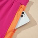  Colorblock Half-Zip Athleisure Shorts Set | S-XL