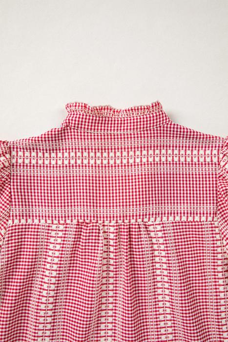 Pony Embroidered Western Yoke Blouse | S-XL