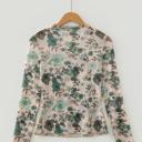  Western-Inspired Floral Mesh Top | S-XL