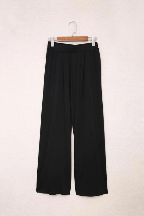 Open Leg Mid Waist Pants | S-XL