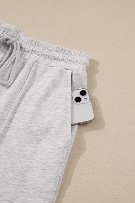 Polo V-Neck Pullover & Drawstring Pants Set | S-XL