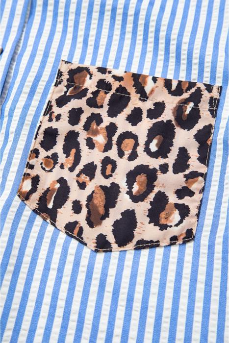 Safari Chic Patchwork Button Shirt | S-XL
