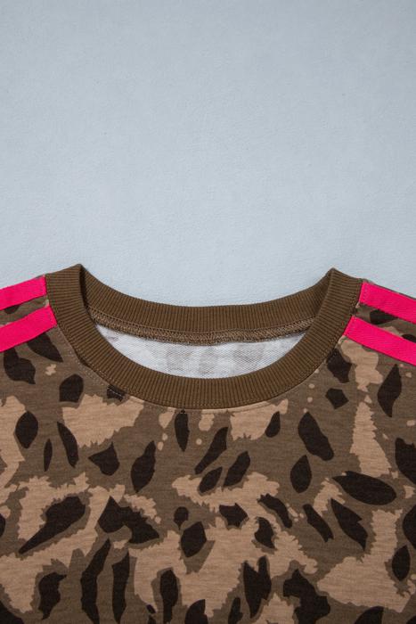 Spotted & Striped Cozy Pullover Sweatshirt | S-XL