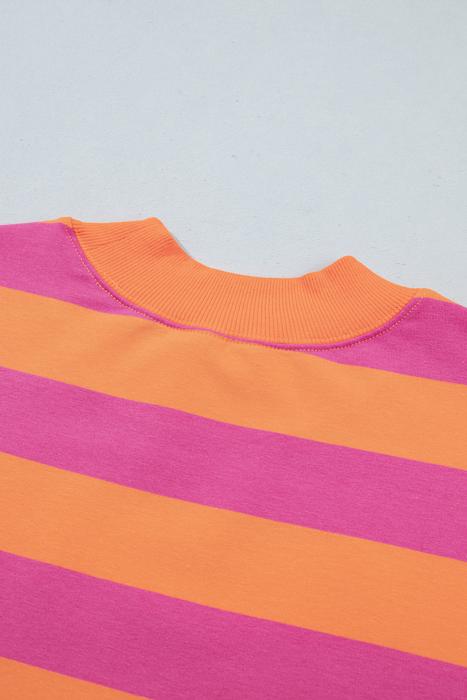 Chroma Stripe Relaxed Sweatshirt | S-XL