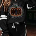  Rhinestone Graphic Varsity Pullover and Skort Set | S-XL