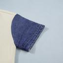  Ribbed Denim Patch Shirt | S-XL