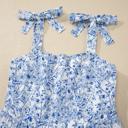  Floral Tie-Strap High Waist Maxi Dress | S-XL