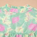 Floral Grace Bubble Sleeve Blouse | S-XL