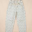  Floral Knot Waist Barrel Jeans | S-XL
