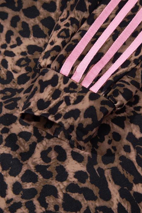 Striped Detail Leopard Matching Set | S-XL