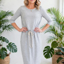  Easy 2 Tone Waist String Dress | S-XL