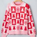  Yuletide Plaid Tunic Knitwear Sweater | S-XL