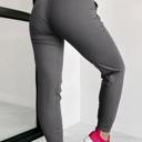  High Waist Pocketed Joggers With Exposed Seam | S-XL