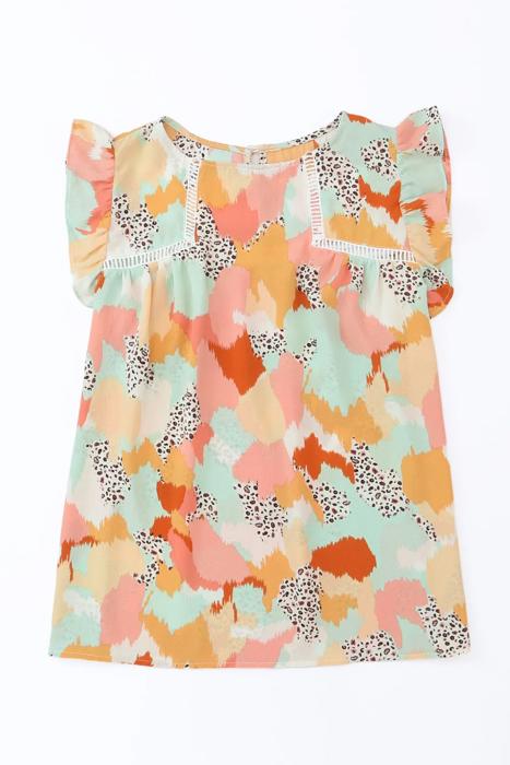 Season Style Ruffled Sleeve Tank | Free Shipping