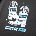  YEE HAW Boots Graphic Fringed Sleeve Tee | S-XL