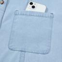  Classic Chic Ruffle Collar Denim Dress | S-XL