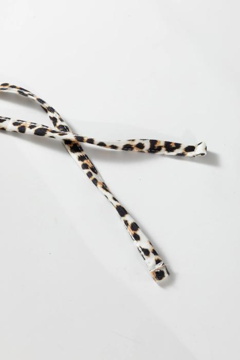 Noir Leopard Luxe Drawstring Hoodie | S-XL