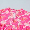  Bubble Sleeve Floral Peplum Top | S-XL
