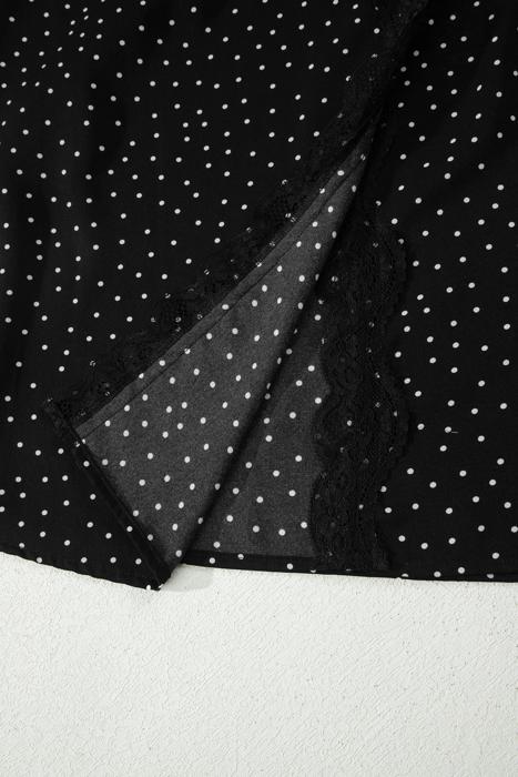 Sweet Charm Polka Dot Wrap Dress | S-XL