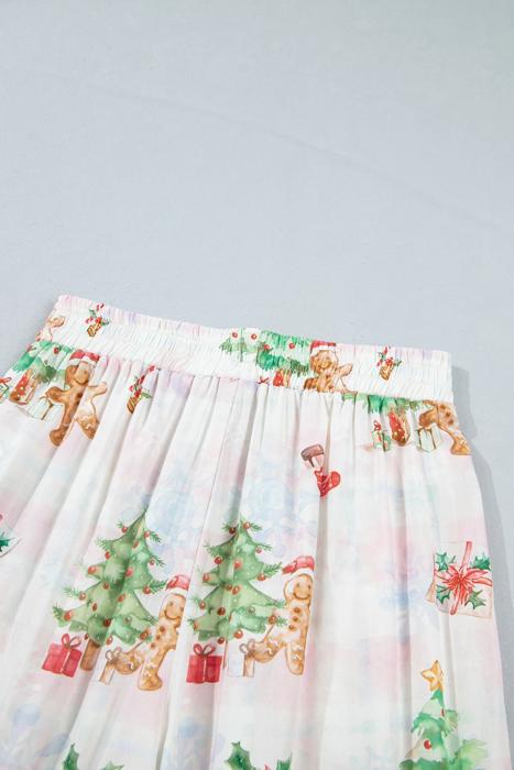 Merry Gingerbread Plaid Pajama Set | S-XL