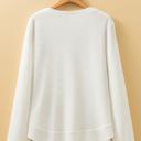  Waffle Knit Rounded Hem Long Sleeve Top | S-XL