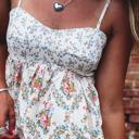  Floral Spaghetti Strap Babydoll Top | S-XL