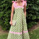  Floral Stripe Knot Strap Maxi Dress | S-XL