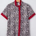  Leopard Luxe Ruffle Blouse | S-XL