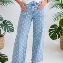  Polka Dot Slim Fit Denim Jeans