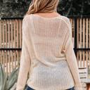  Crochet Open-Knit Sweater Top | S-XL