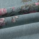  Pleated Floral High-Waist Wide-Leg Denim Jumpsuit | S-XL