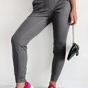  High Waist Pocketed Joggers With Exposed Seam | S-XL
