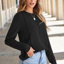  All-Day Seam Detail Layering Long Sleeve Top | S-2XL