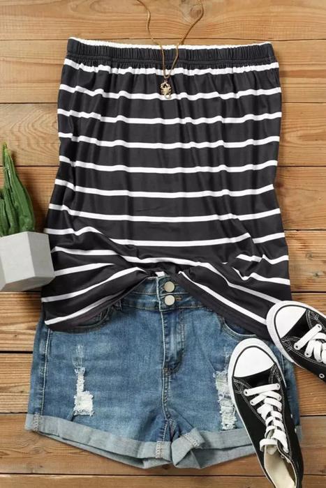 Strapless Bandeau Top