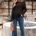  Crochet Open-Knit Sweater Top | S-XL