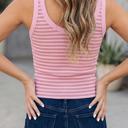  Slim Fit Ribbed Knit Sleeveless Top | S-XL