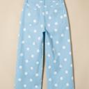  Raw Hem Polka Dot Shift Jeans