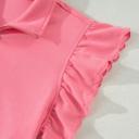  Ruffled Half Zipped Short Set | S-XL