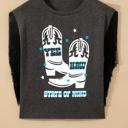  YEE HAW Boots Graphic Fringed Sleeve Tee | S-XL