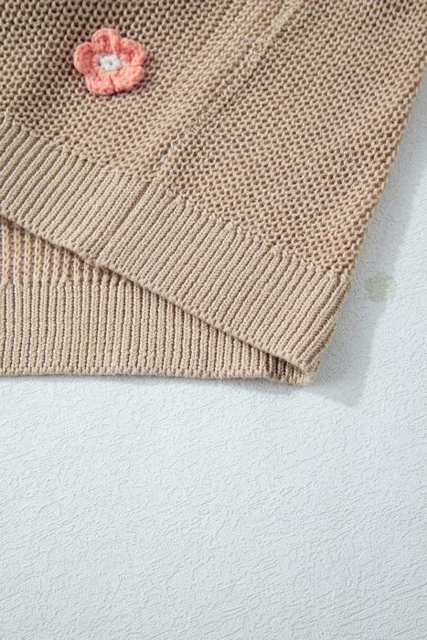 Hello Fall Embroidered Knit Loose Sweater | S-XL