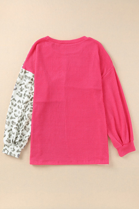 Color Block & Patchwork Ribbed Top | S-2XL