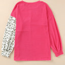  Color Block & Patchwork Ribbed Top | S-2XL