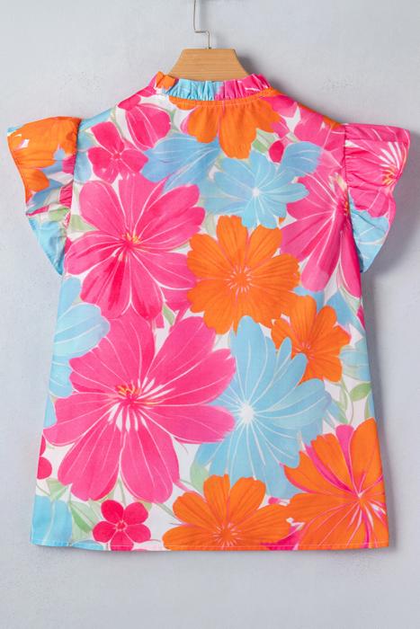 Floral Daydream Sleeveless Blouse | S-XL